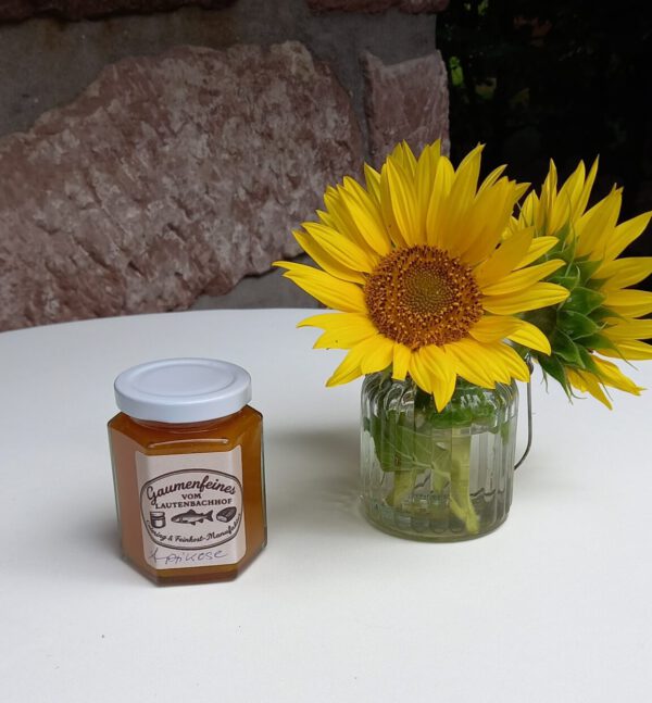 Aprikosenmarmelade mit Vanille 170 gr