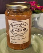 Geschmorte Kaninchenkeule in Rahmsauce mit Kräutersaitlingen 800 gr